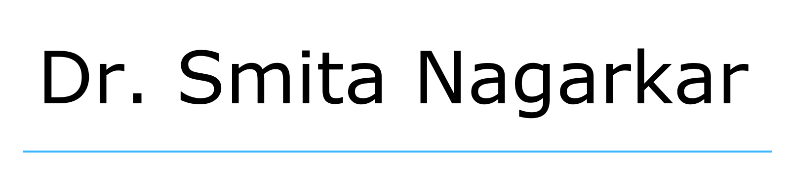 Dr. Smita Nagarkar